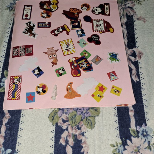 Sticker album used with various stickers from Little Heroes