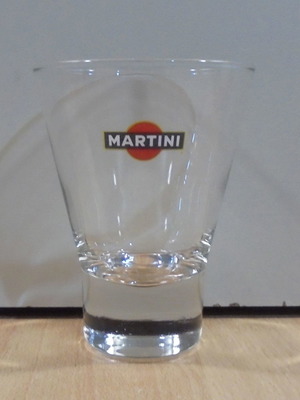 Martini διαφημιστικό γυάλινο ποτήρι μεταχειρισμένο