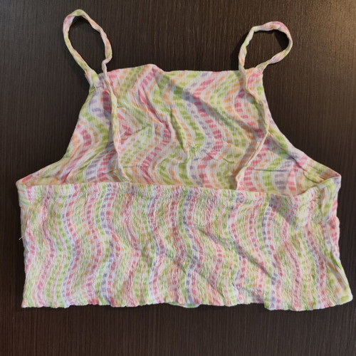 Zara Kids colorful set with shirt and crop top like new