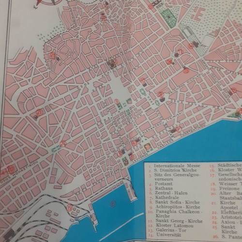 E.O.T. Thessaloniki 1953 brochure like new
