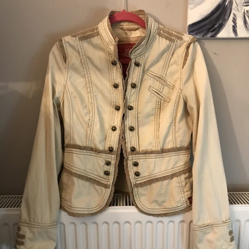 Esprit Edc Beige Military Jacket used, size L