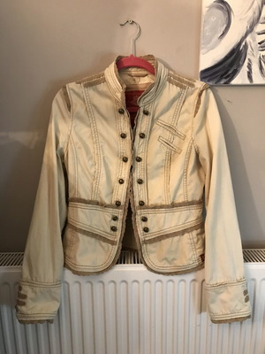 Esprit Edc Beige Military Jacket used, size L