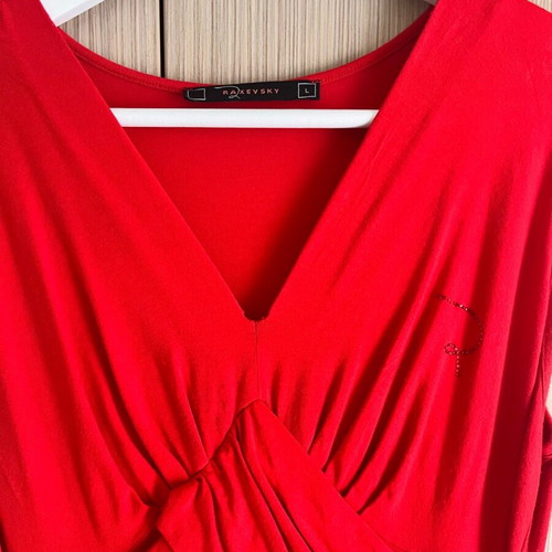 Raxevsky red mako dress used, size L