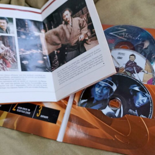 Samurai 3 movies like new, 3 DVDs set