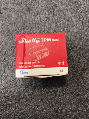 Shelly 1PM Mini Gen3 έξυπνο ρελέ μέτρησης ισχύος με Wi-Fi και Bluetooth
