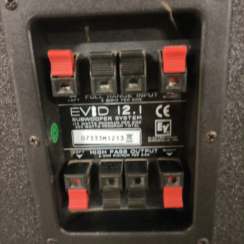 Electrovoice EVID 12.1 subwoofer used