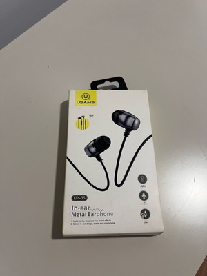 USAMS EP-36 Metal In-Ear Earphones New with Microphone