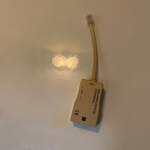 Phone and router connection cables, 11 pieces like new with filters and adapters