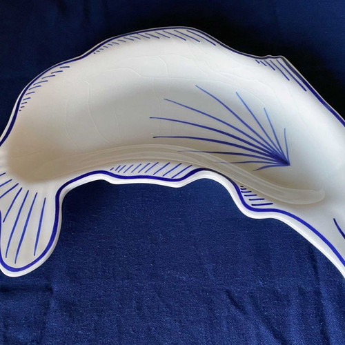 Handmade decorative Sidéris platter like new, Porto Heli