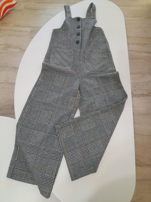 Zara No10 one-piece jumpsuit plaid, winter, like new