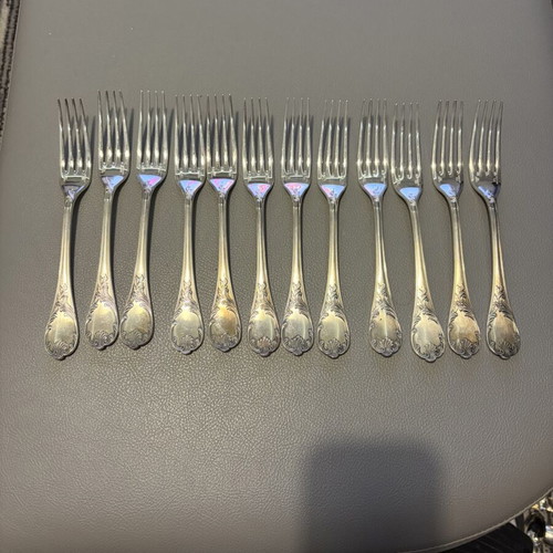 Christofle Silver-Plated Cutlery Set like new, 62 pieces