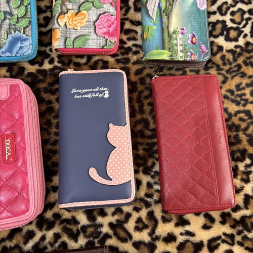 Women's Wallets pack of 9 DOCA and various designs new