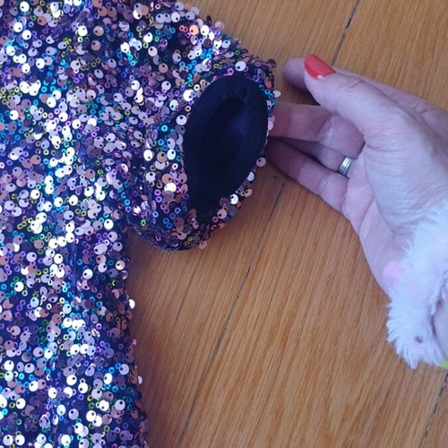 Sinsay dress with sequins like new, multicolor, size 104 cm
