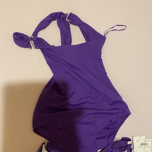 Caliopi skirt and bodysuit set new, white and purple