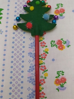 Set of 3 decorative pencils