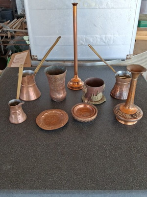 Brass decorative and functional briquas used, pack of 9 pieces