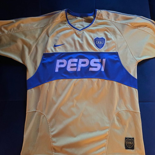 Boca Juniors jersey used, official replica with small mark
