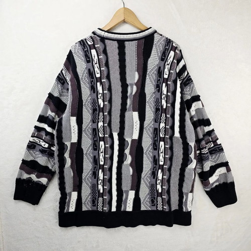 Zara men's knit sweater new, size M, black and gray