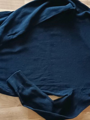 Turtleneck sweater used, black, size S