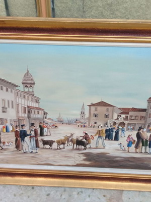 Πίνακας ζωγραφικής 93 x 120 cm σαν καινούργιο
