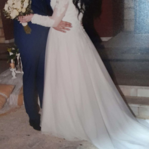 Cosmobella Milano wedding dress by Demetrios, size Medium