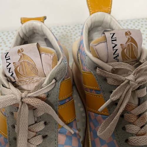 Lanvin sneakers used, size 37, colorful