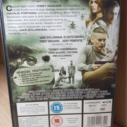 Brothers DVD with English subtitles