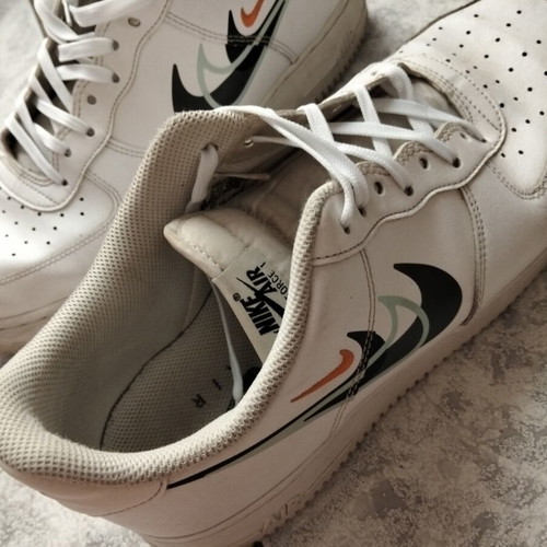 Nike AirForce shoes, size 45, white