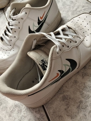 Nike AirForce shoes, size 45, white