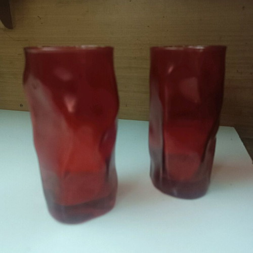 Glass cups used, pack of 2 pieces