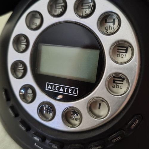 Alcatel telephone, black, wired