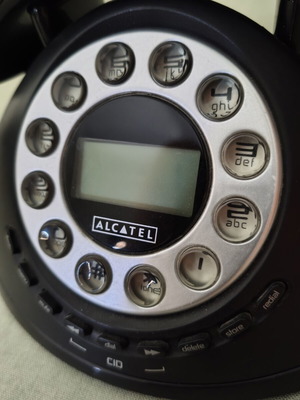 Alcatel telephone, black, wired
