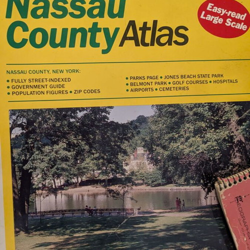 Vintage NYC Long Island Tri-State Map Atlas Collection used