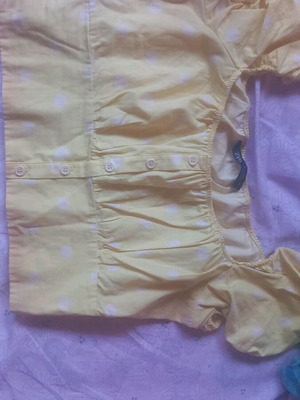 Zara women's top like new, yellow, size L