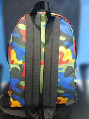 School backpack City with military pattern new