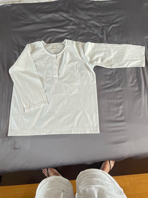 Καλοκαιρινό βαμβακερό σετ Natura 100% cotton, άριστη κατάσταση, μέγεθος L