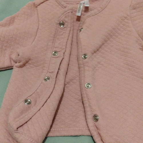 Baby jacket 9 months used, pink