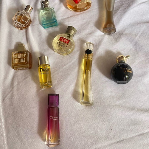 Miniature perfumes set like new from luxury brands, 10 pcs
