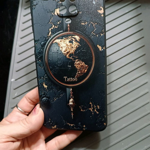Sonique Marble Series case for Xiaomi Redmi Note 9 new, black and gold