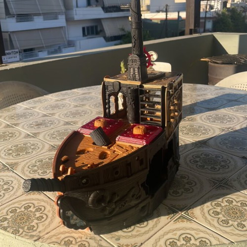 Fisher-Price Great Adventures Pirate Ship used, 1994, no figures