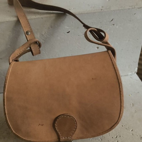 Leather crossbody bag, unused