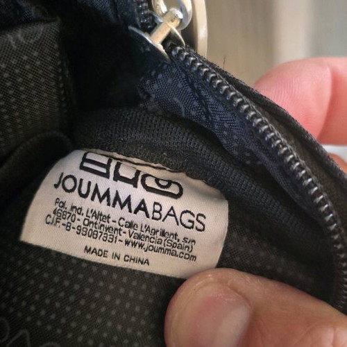 Joummabag crossbody men's shoulder bag used, black