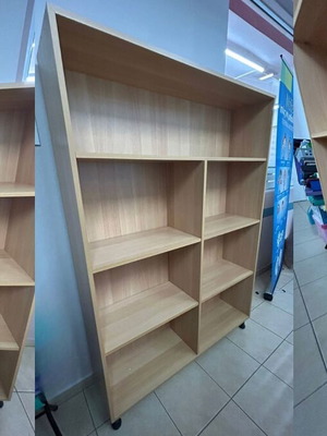 Custom bookcase by carpenter like new 117x31x157