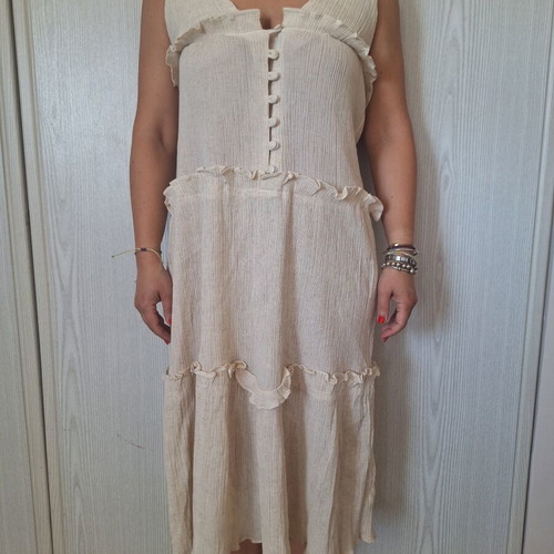 Cream dress Asos EU 36 like new