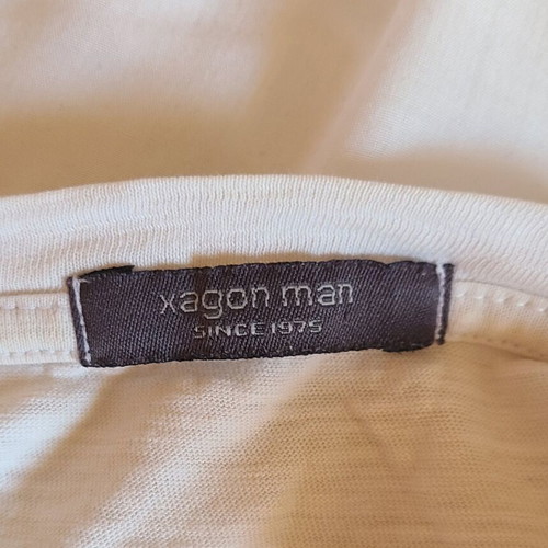 London Xagon Man White T-Shirt used, size M
