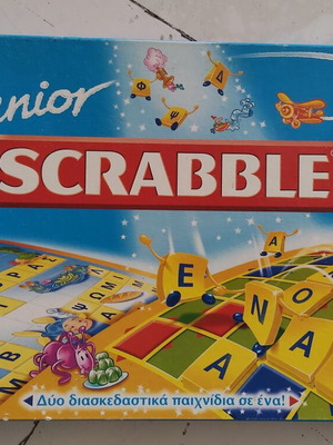 Junior Scrabble Mattel board game used, vintage