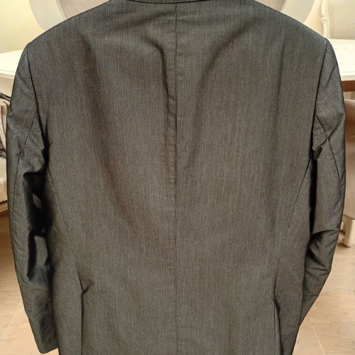 Men's Grey Pinstripe Suit Like New Size L