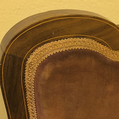 Vintage two-seater sofa used with mosaic details