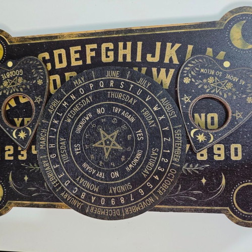 Vintage Ouija Board and Prediction Board like new with complete accessory set
