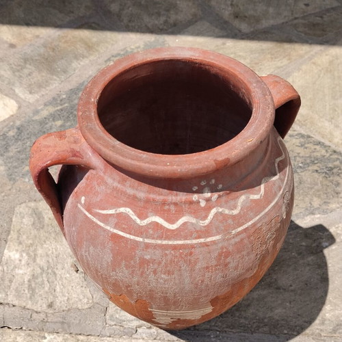 Traditional Clay Kiupi vintage decorative, used, height 35cm